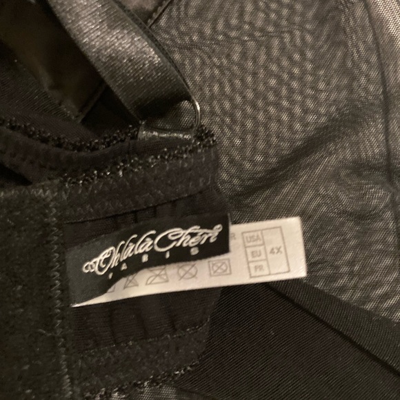 NWT Oh La La Cheri 2pc Black Babydoll set 4X - Picture 9 of 11